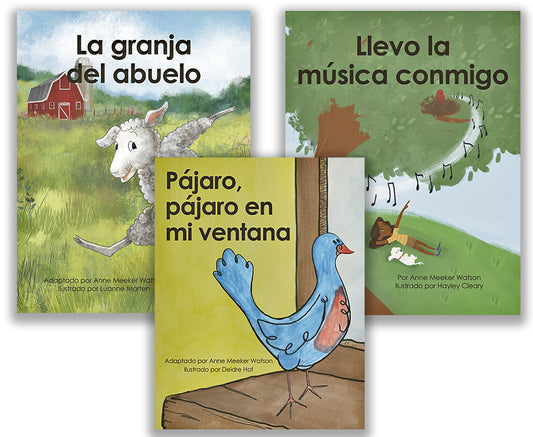 Spanish Supplemental EARLY LEARNING Educator Kit (3 books/songs+PLAY & LEARN Family Program)