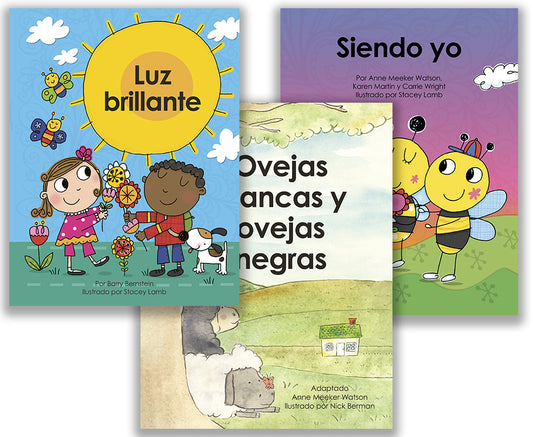 Spanish Supplemental SOCIAL-EMOTIONAL LEARNING Educator Kit (3 books/songs+PLAY & LEARN Family Program)